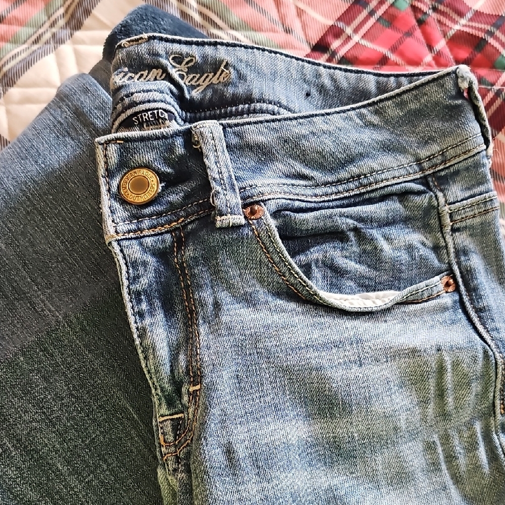 American Eagle Outfitters Light Blue Skinny Jeans